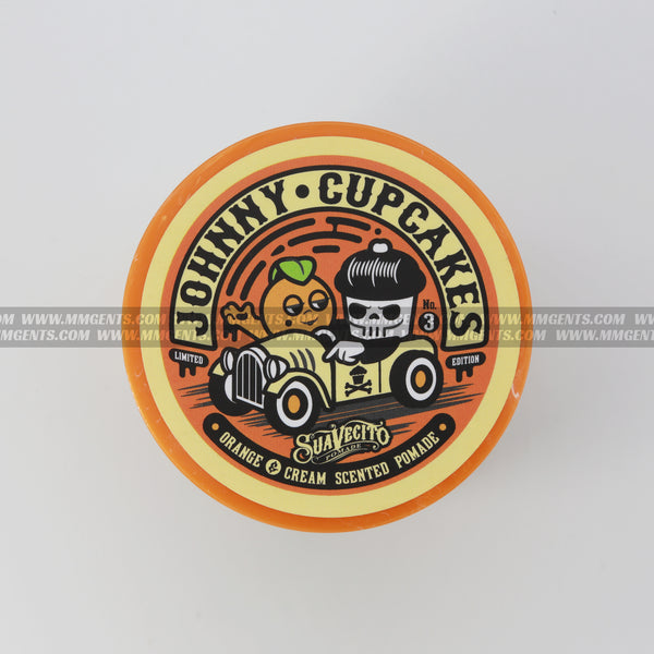 Suavecito x Johnny Cupcakes - Firme Hold Limited Edition Pomade (Orange & Cream Cupcake Scent)