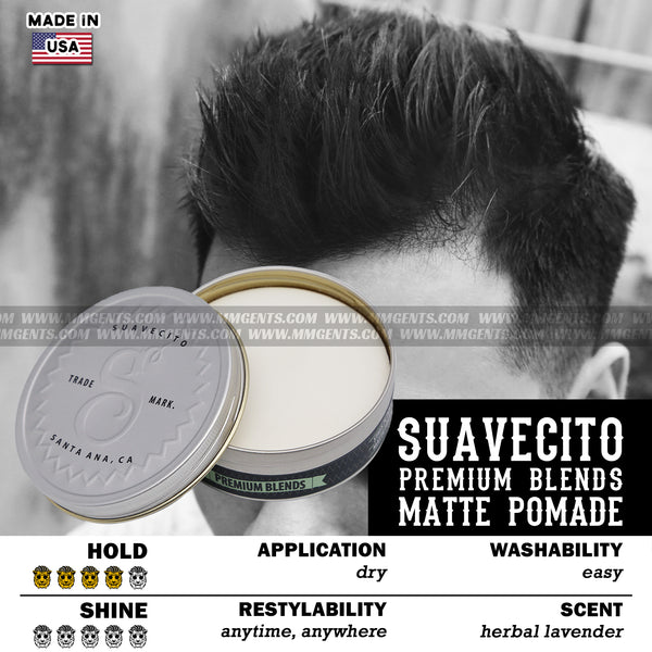 Suavecito - Premium Blends MATTE Pomade