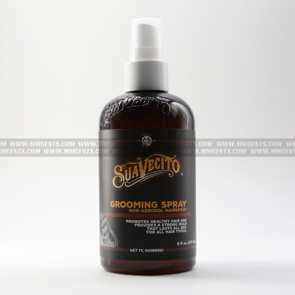 Suavecito - Grooming Spray 8oz (Non-Aerosol, Multi-Purpose Hairspray)