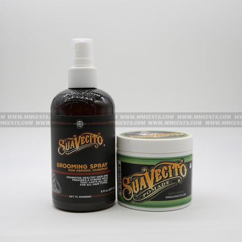 Suavecito - Daily Essential Combo B (Suavecito Matte Pomade + Suavecito Grooming Spray)