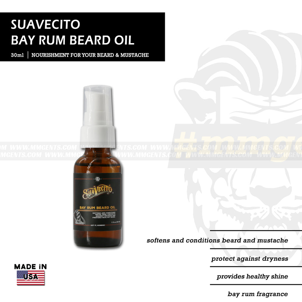 Suavecito - Bay Rum Beard Oil