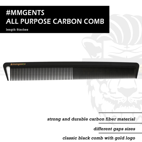 #mmgents All Purpose Carbon Comb