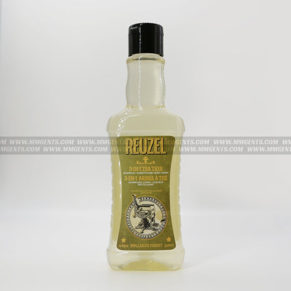 Reuzel - 3-in-1 Tea Tree Shampoo, Conditioner, Body Wash